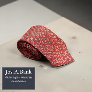 Jos. A. Bank Limited Edition All Silk English Printed Tie